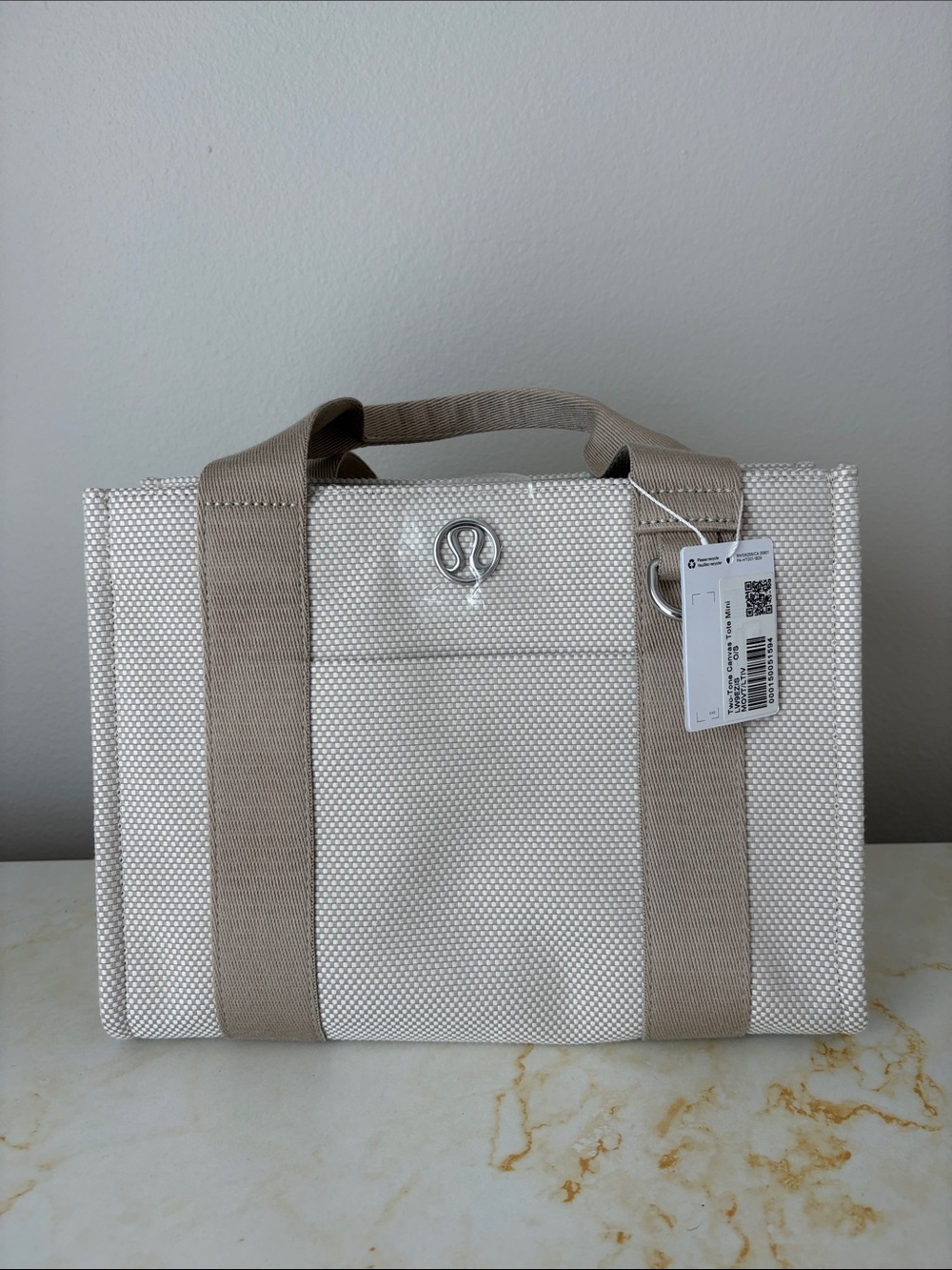 Lululemon Two-Tone Canvas Tote Mini